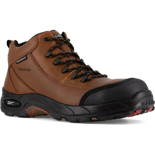 Reebok Men's Tiahawk Composite Toe WP Sport Work Boot - Brown - RB4444 - Overlook Boots
