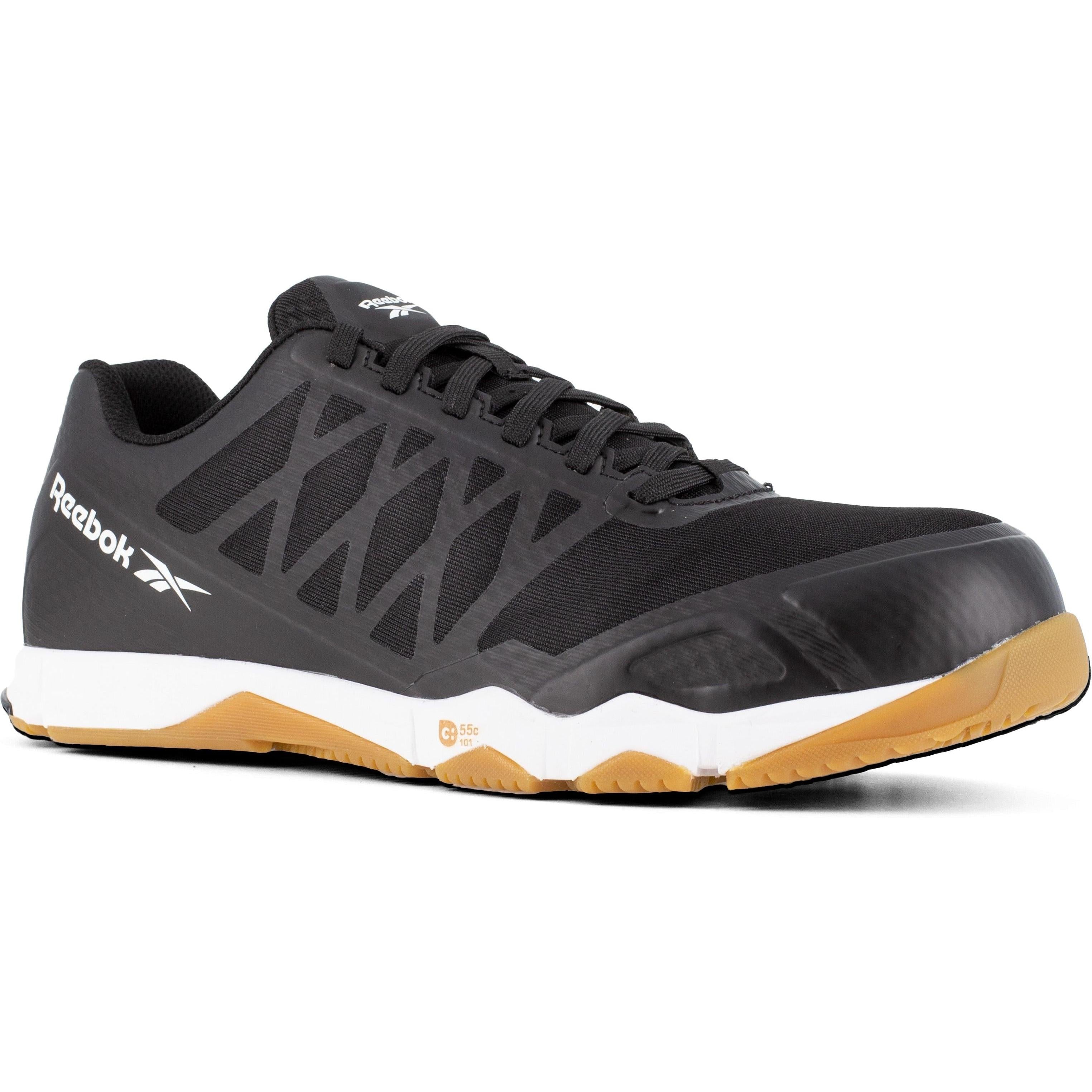 Reebok Men's Sublite Comp Toe Athletic Work Shoe - Black - RB4450 2.0 / Medium / Black - Overlook Boots