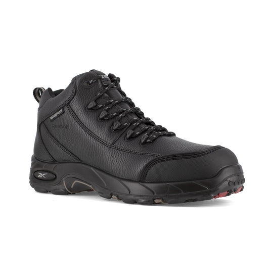 Reebok Women's Tiahawk Composite Toe Waterproof Sport Work Boot - Black - RB455 6.0 / Medium / Black - Overlook Boots