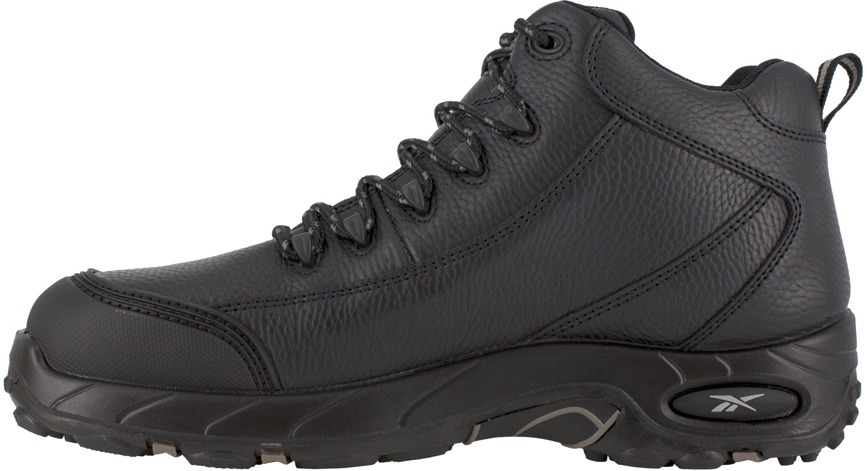 Reebok Men's Tiahawk Composite Toe Waterproof Sport Work Boot - Black - RB4555 - Overlook Boots