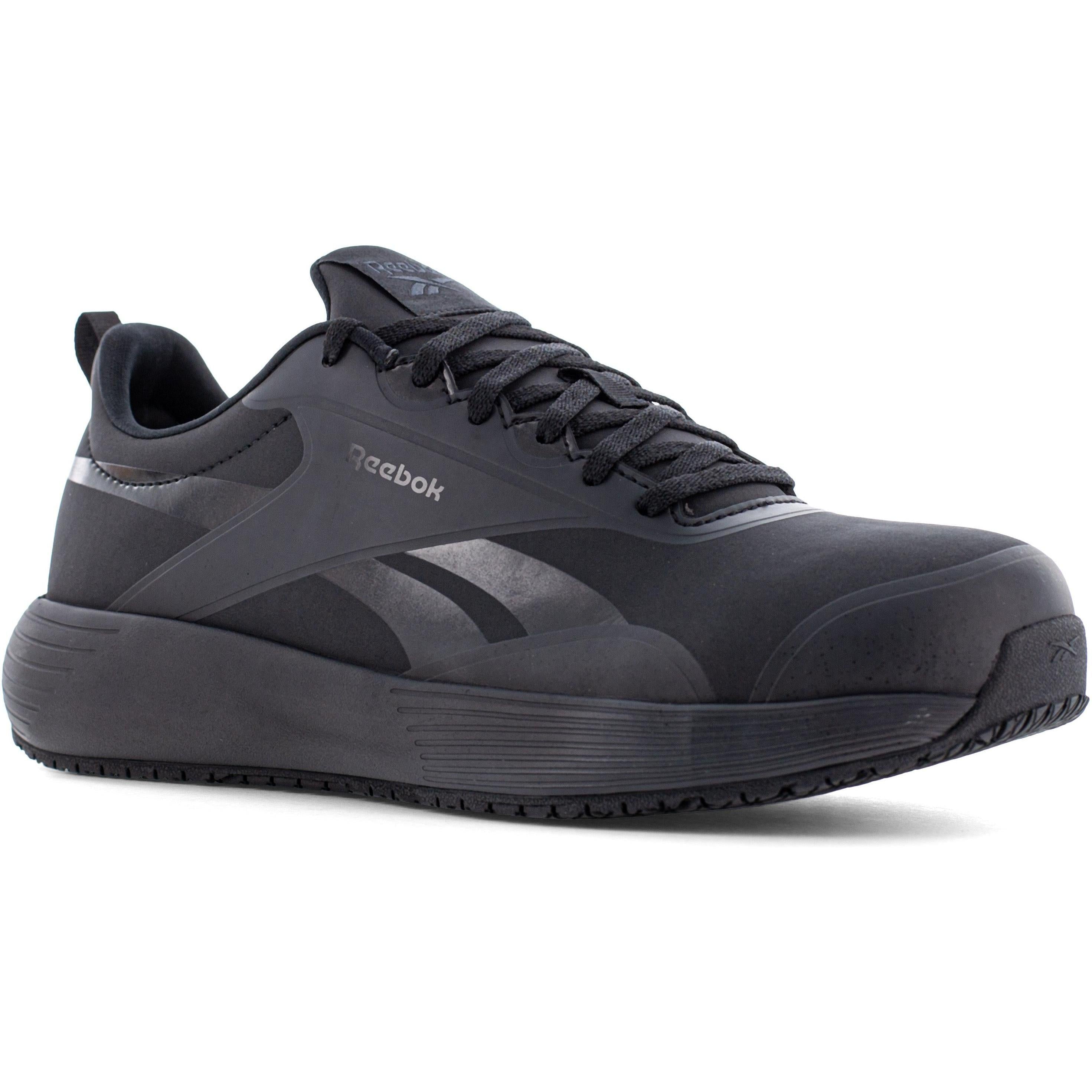 Reebok Men's Lite Plus 4 Comp Toe Athletic Work Shoe - Black - RB5100 4.0 / Medium / Black - Overlook Boots