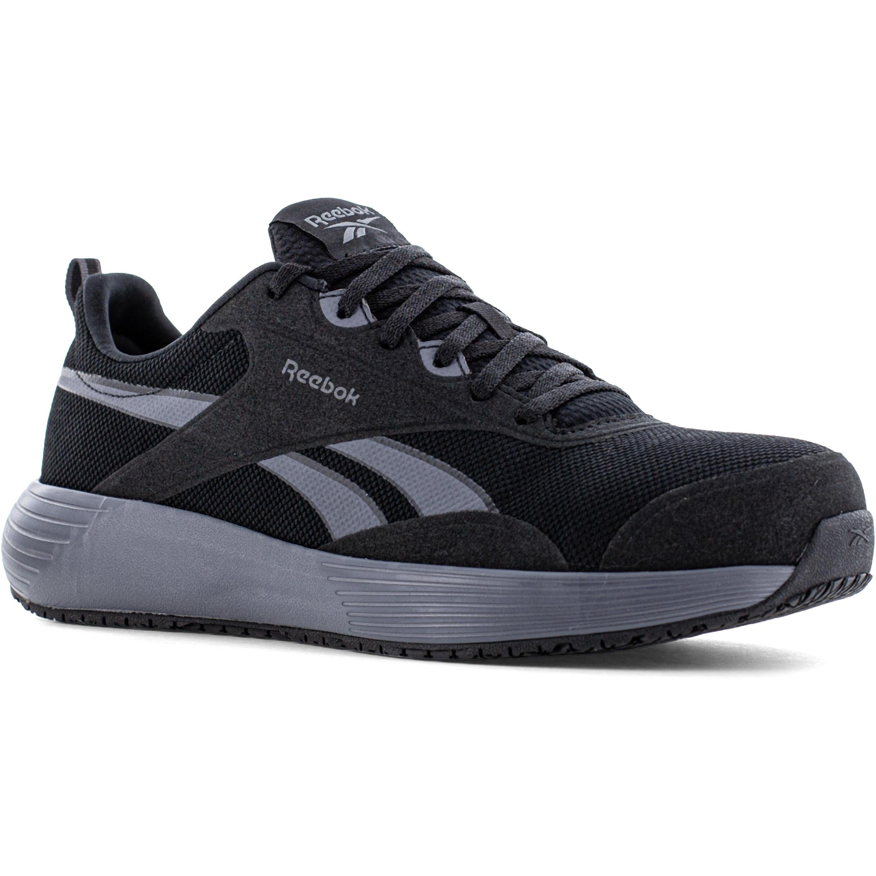 Reebok Men's Lite Plus 4 Comp Toe Athletic Work Shoe - Black - RB5102 4.0 / Medium / Black - Overlook Boots