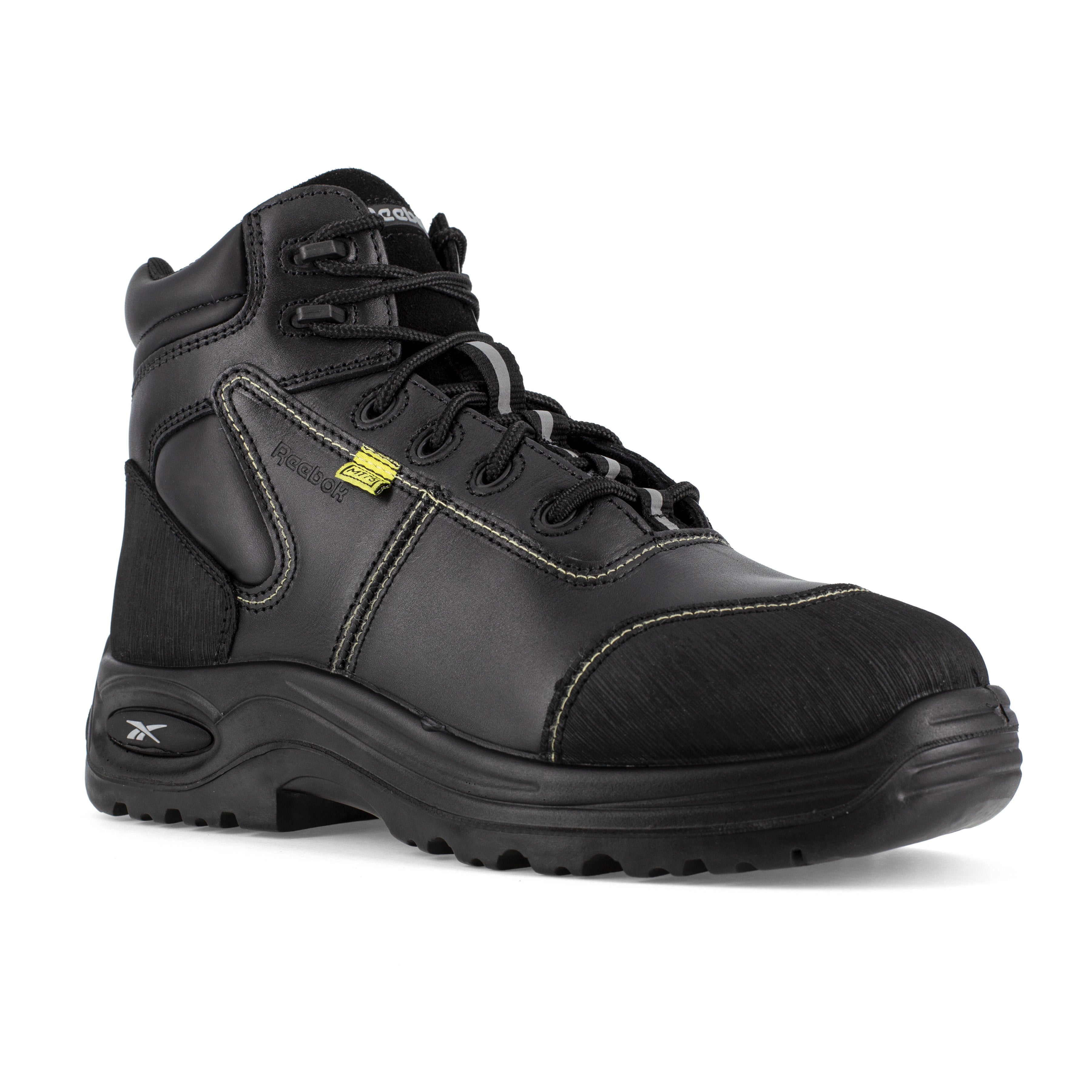 Reebok Men's Trainex 6" Composite Toe Cushguard Sport Boot - Black - RB6755 4 / Medium / Black - Overlook Boots