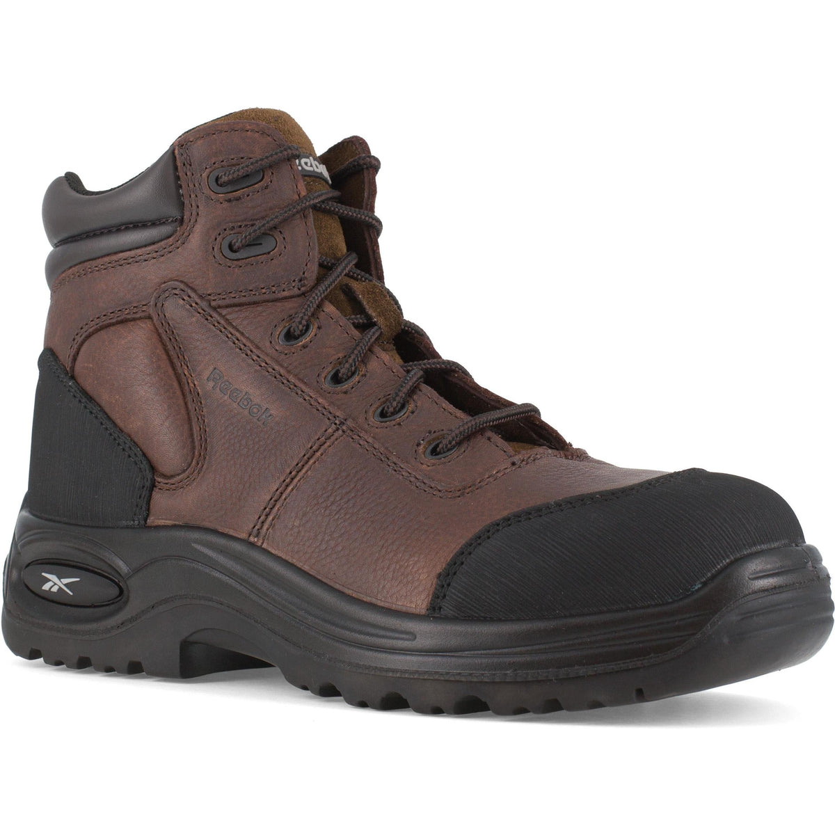 Reebok Women's Trainex 6" Composite Toe Sport Work Boot - Brown - RB755 6 / Medium / Brown - Overlook Boots