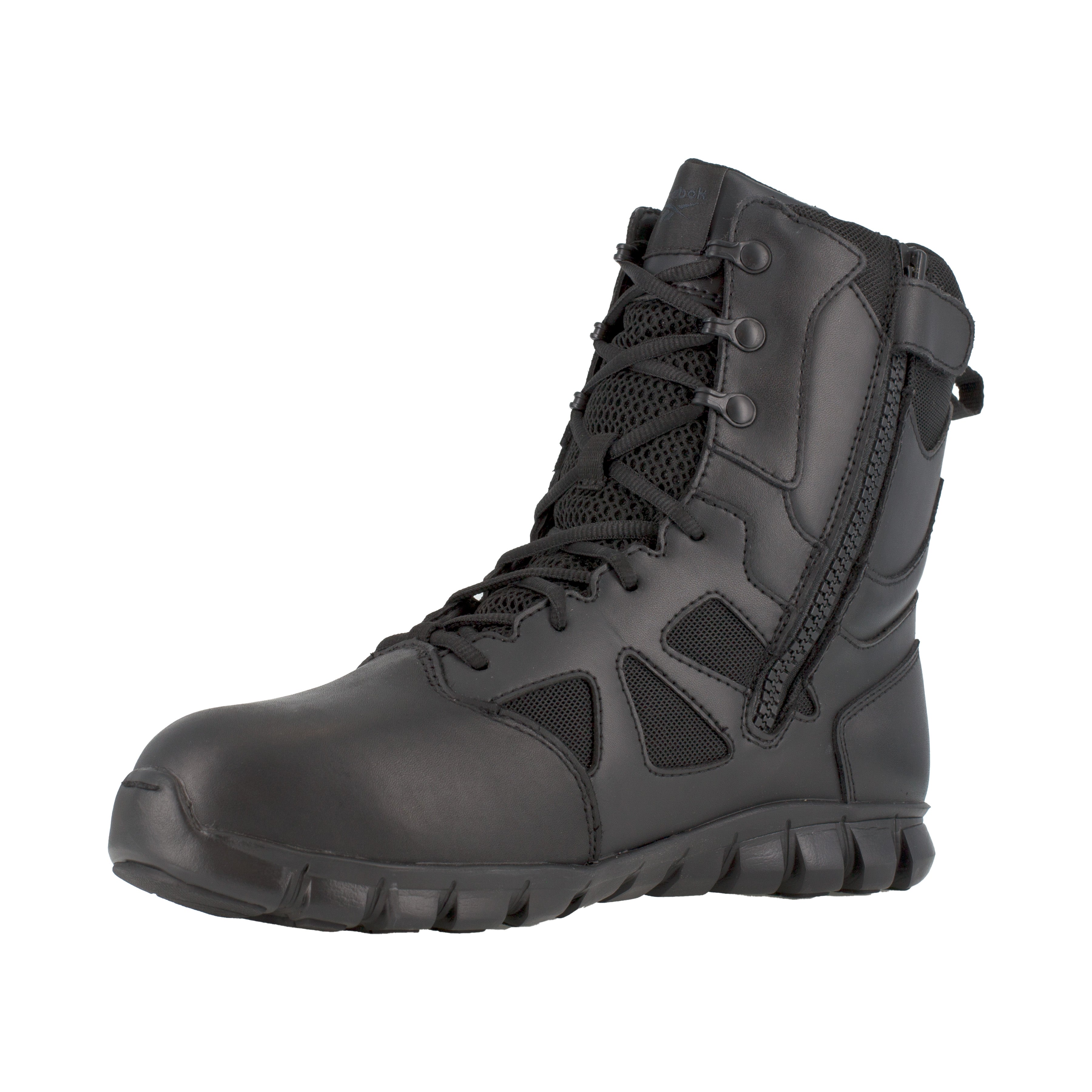 Reebok Men's Sublite Cushion 8" Composite Toe Waterproof Tactical Duty Boot - Black - RB8807 - Overlook Boots