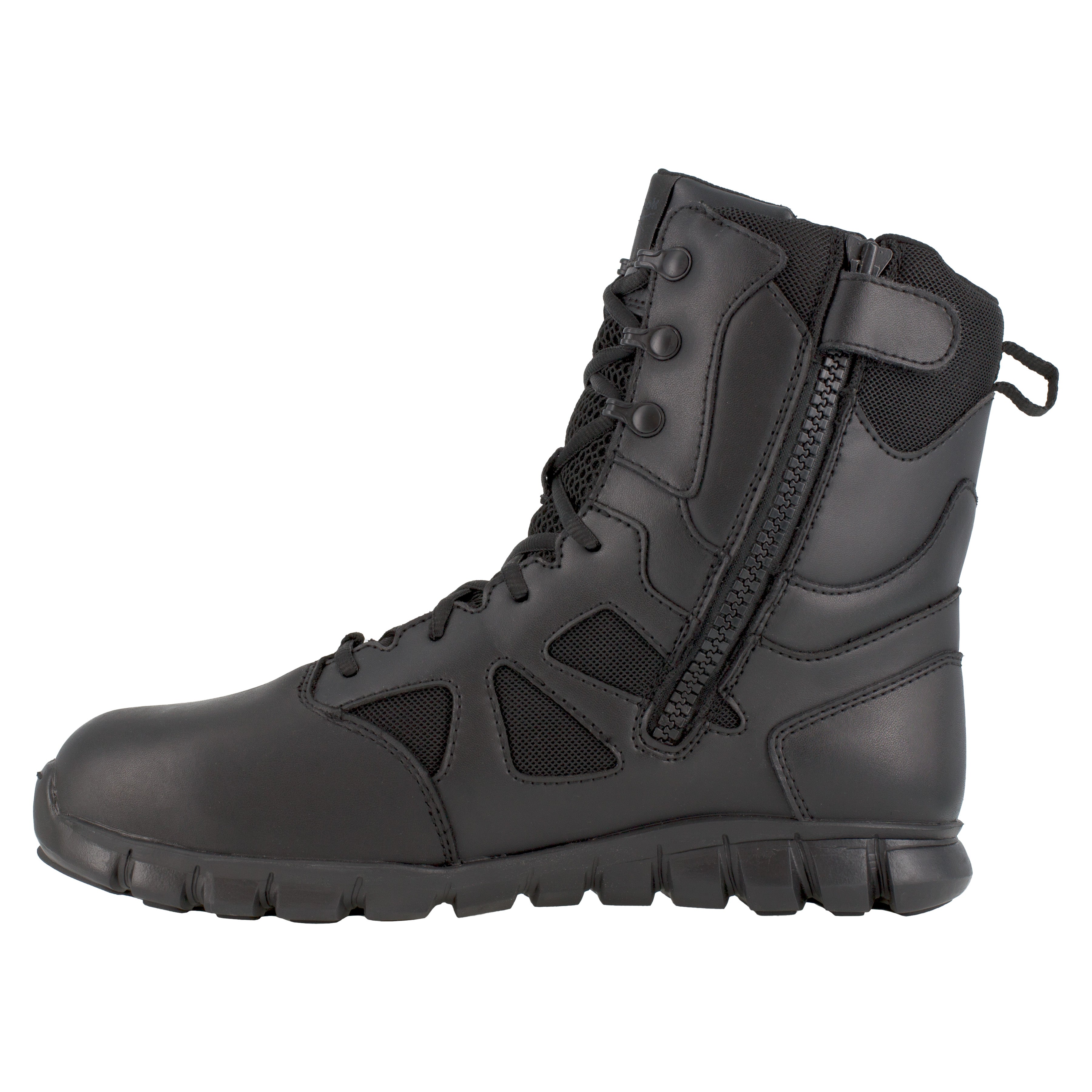 Reebok Men's Sublite Cushion 8" Composite Toe Waterproof Tactical Duty Boot - Black - RB8807 - Overlook Boots