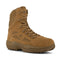 Reebok Men's Rapid Response RB 8" Composite Toe Side Zipper Stealth Military Duty Boot - Coyote - RB8850 3.0 / Medium / Coyote - Overlook Boots
