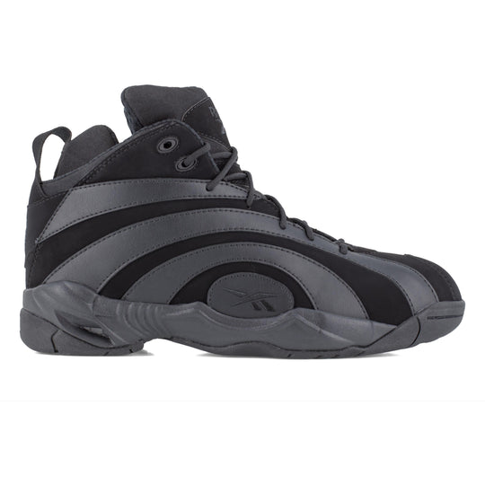 Reebok Men's Shaqnosis Comp Toe Sneaker Work Shoe- Black- RB9000 - Overlook Boots