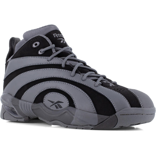 Reebok Men's Shaqnosis Comp Toe Sneaker Work Shoe- Black- RB9001 7 / Medium / Black - Overlook Boots