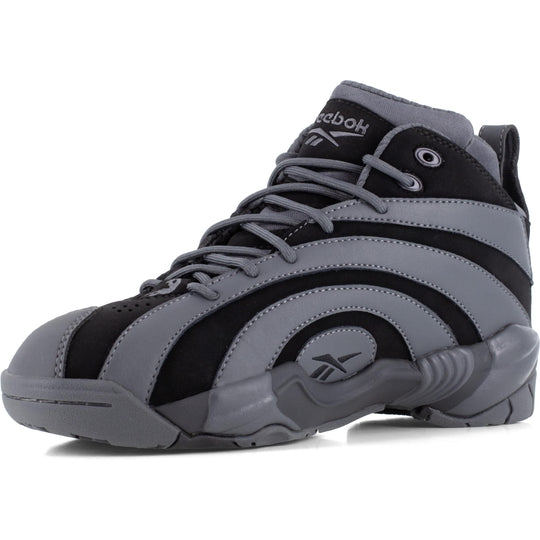 Reebok Men's Shaqnosis Comp Toe Sneaker Work Shoe- Black- RB9001 - Overlook Boots