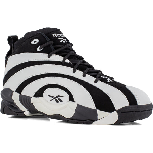 Reebok Men's Shaqnosis Comp Toe Sneaker Work Shoe- Black- RB9005 7 / Medium / Black - Overlook Boots