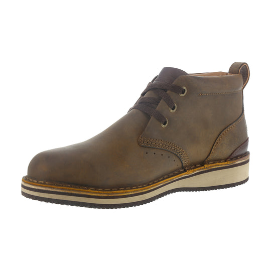 Rockport Men's Prestige Point Steel Toe Chukka Work Shoe - Brown - RK2801 - Overlook Boots