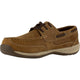 Rockport Men's Sailing Club Steel Toe Three Eye Tie Boat Shoe - Brown - RK6736 - Overlook Boots
