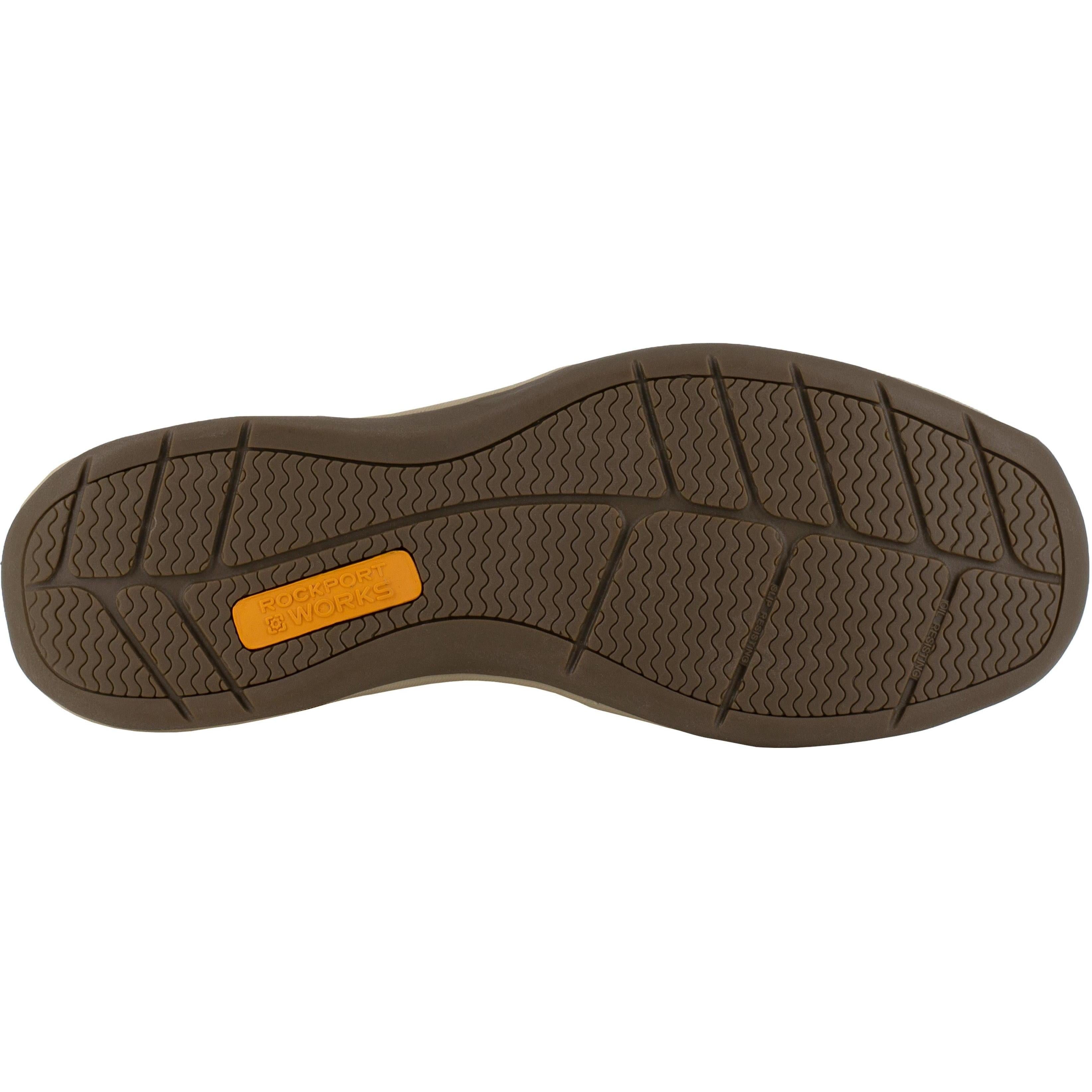 Rockport Women's Sailing Club Steel Toe Three Eye Boat Shoe - Brown - RK676 - Overlook Boots