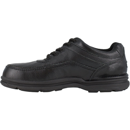 Rockport Men's World Tour Steel Toe Five Eye Tie Oxford Shoe - Black - RK6761 - Overlook Boots