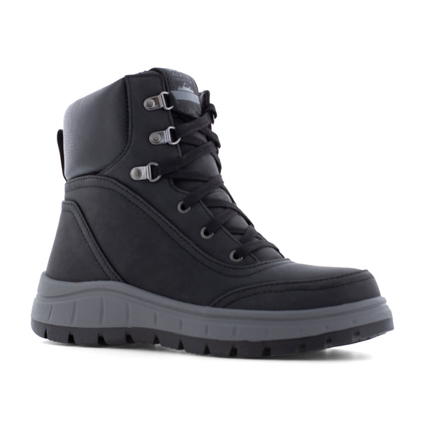Rima Roxy Women's Karmel Composite Toe Lace-Up Work Boot - Black - RX90301