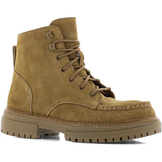 Roxy Women's Comp Toe Moisture Wicking Lace Up Work Boot- Sand- RX90502 5 / Medium / Tan - Overlook Boots