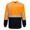 Portwest Hi-Vis Two-Tone Short Sleeve T-Shirt - Orange/Black - S197 2X-Large / Orange/Black - Overlook Boots