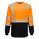 Portwest Hi-Vis Two-Tone Short Sleeve T-Shirt - Orange/Black - S197 2X-Large / Orange/Black - Overlook Boots