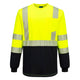 Portwest Hi-Vis Two-Tone Short Sleeve T-Shirt - Yellow/Black - S197 2X-Large / Yellow/Black - Overlook Boots