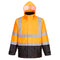 Portwest Hi-Vis 3-in-1 Contrast Traffic Jacket - Orange/Black - S362 Small / Orange - Overlook Boots