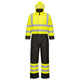 Portwest Hi-Vis Contrast Winter Coverall - Yellow/Black - S485 S - Overlook Boots