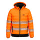 Portwest Hi-Vis Ultrasonic Heated Tunnel Jacket - Orange/Black - S548 Small - Overlook Boots