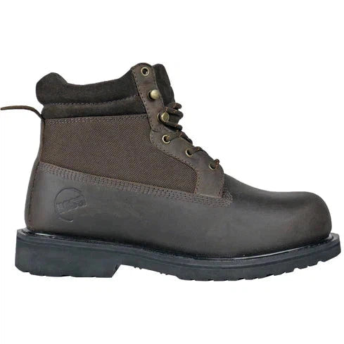 Hoss Men's Scout Steel Safety Toe Duty Boot - Brown 60215  - Overlook Boots