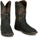 Justin Men's Widowmaker 11" Steel Toe WP Western Work Boot - Black - SE4241 - Overlook Boots