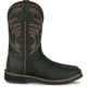 Justin Men's Widowmaker 11" Steel Toe WP Western Work Boot - Black - SE4241 - Overlook Boots