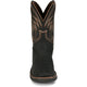 Justin Men's Widowmaker 11" Steel Toe WP Western Work Boot - Black - SE4241 - Overlook Boots