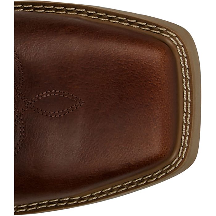 Justin Men's Daywork 11" Steel Toe Waterproof Western Work Boot - Pecan - SE4243