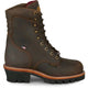 Chippewa Men's Super Logger 9" Steel Toe Waterproof 400G Logger Work Boot - Brown - SL5405 - Overlook Boots
