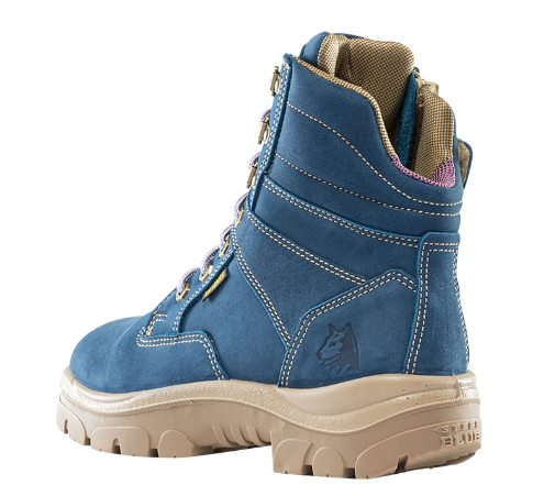 Steel Blue Women's Jungle 6" WP Soft Toe Cross Zip Ankle Boot - Sand - 812861  - Overlook Boots