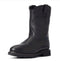 Ariat Men's Sierra Waterproof Roper Toe Work Boot - Black - 10034142 7 / Medium / Black - Overlook Boots