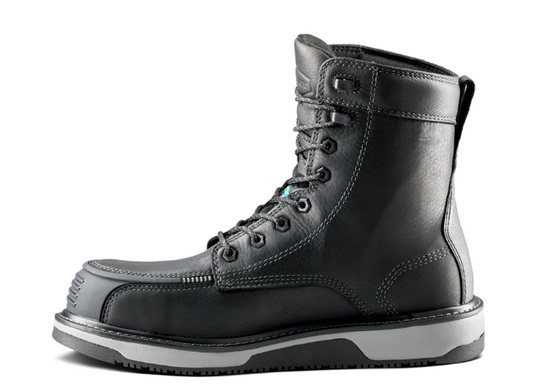Terra Men's Ironstone 8" Composite Toe Waterproof Safety Work Boot - Black - 839FBK