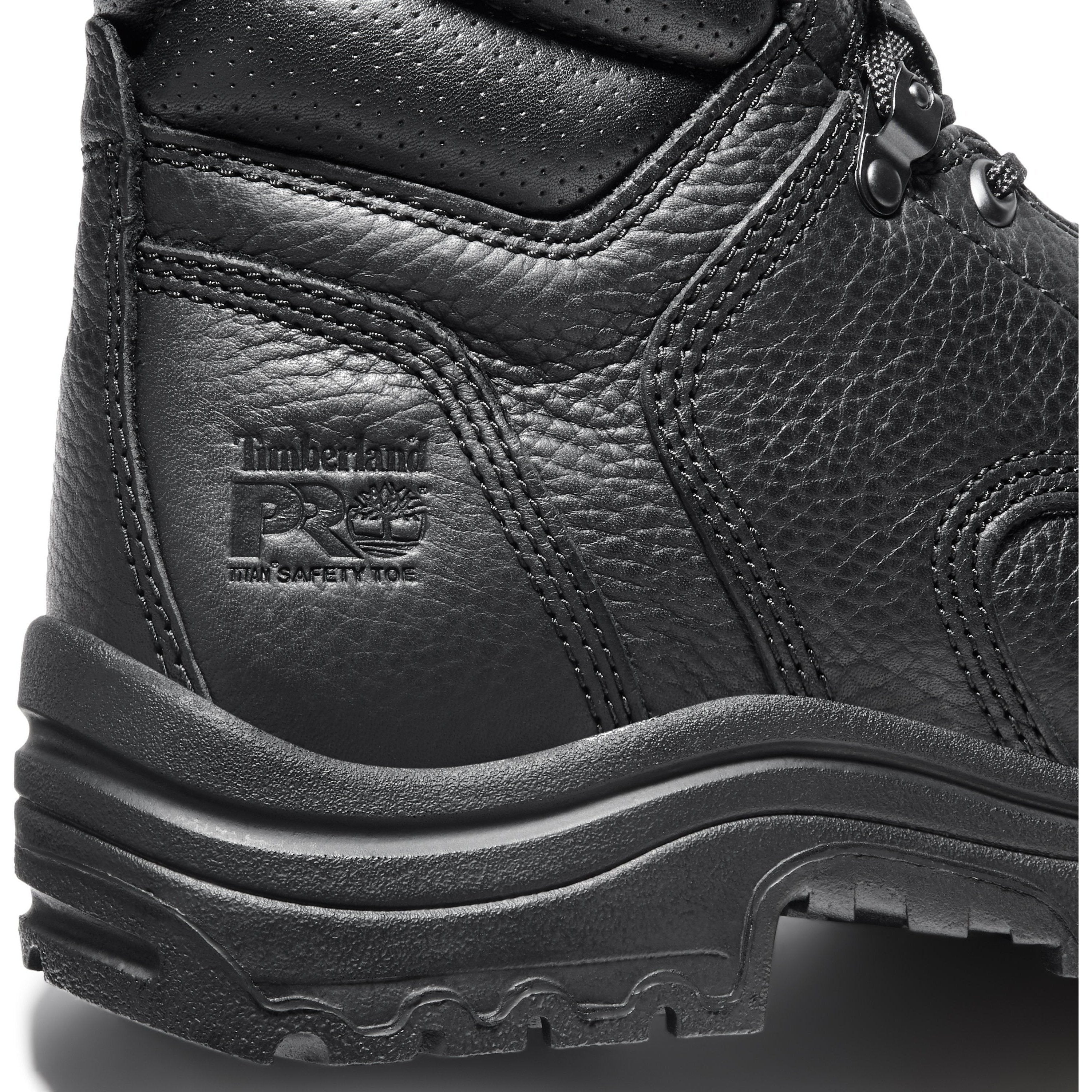 Timberland PRO Men's TiTAN 6" Alloy Toe Work Boot - Black- TB126064001  - Overlook Boots