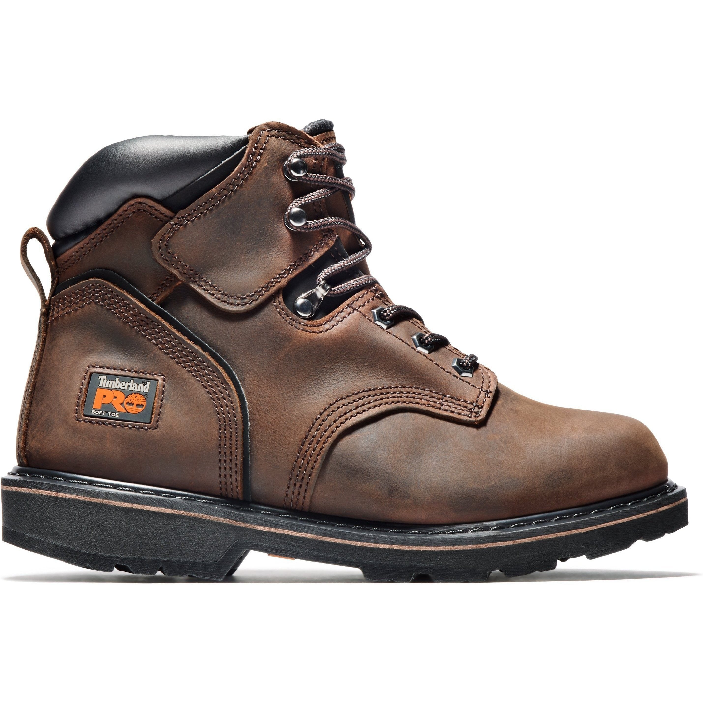 Timberland PRO Men's Pit Boss 6" Soft Toe Work Boots Brown TB133046214  - Overlook Boots