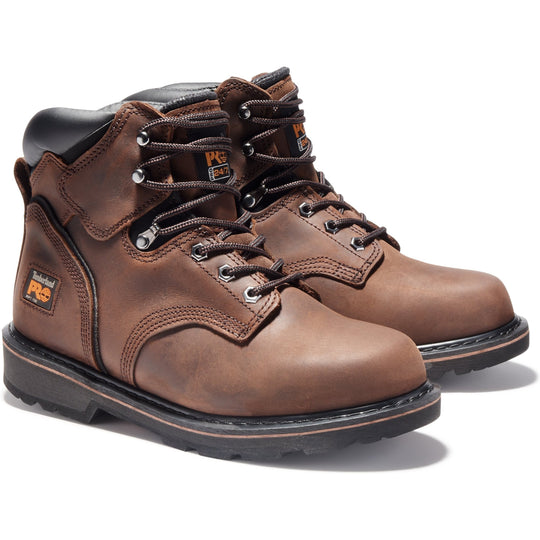 Timberland PRO Men's Pit Boss 6" Soft Toe Work Boots Brown TB133046214 7.0 / Medium / Brown - Overlook Boots