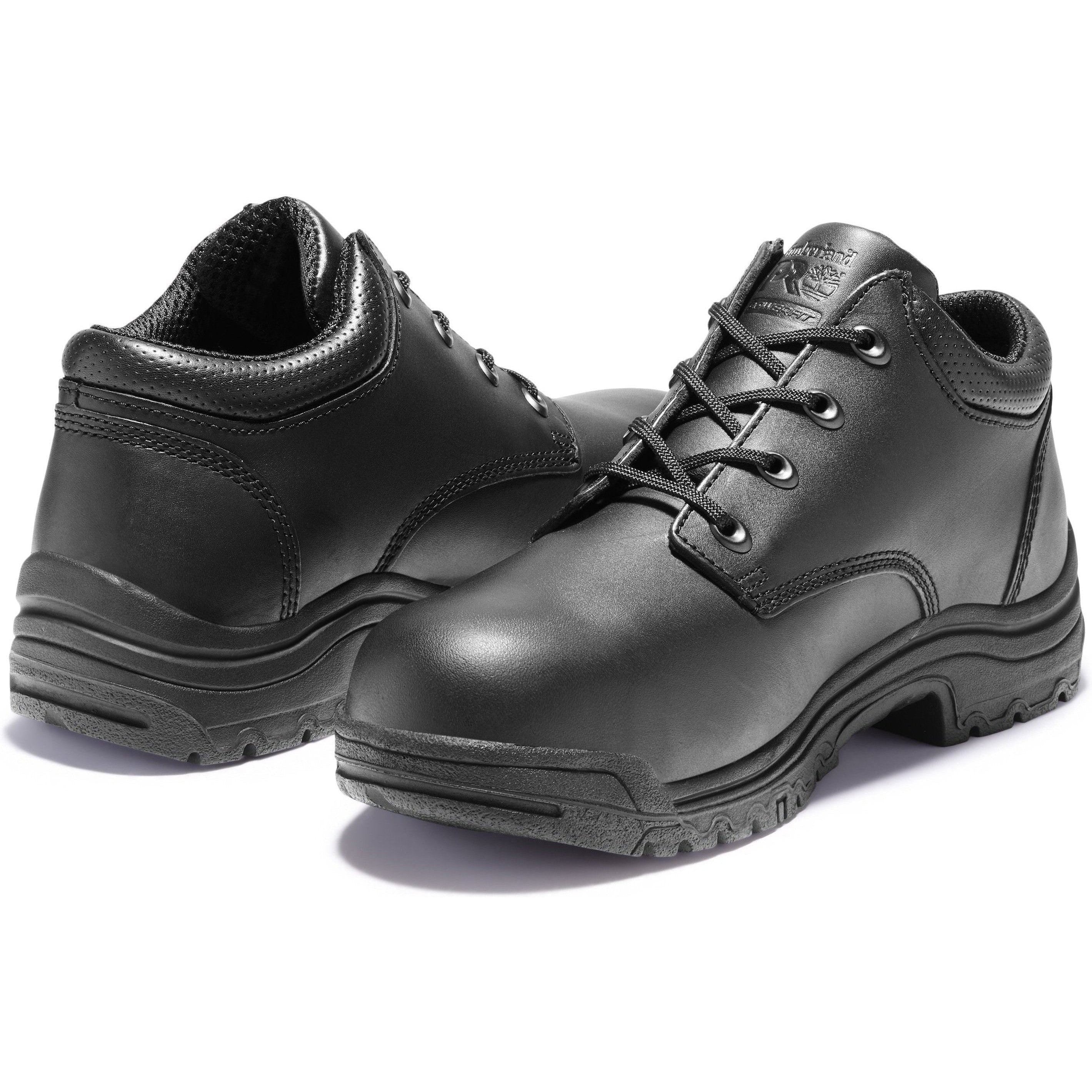 Timberland PRO Men's TiTAN Oxford Alloy Toe Work Shoe Black TB140044001  - Overlook Boots