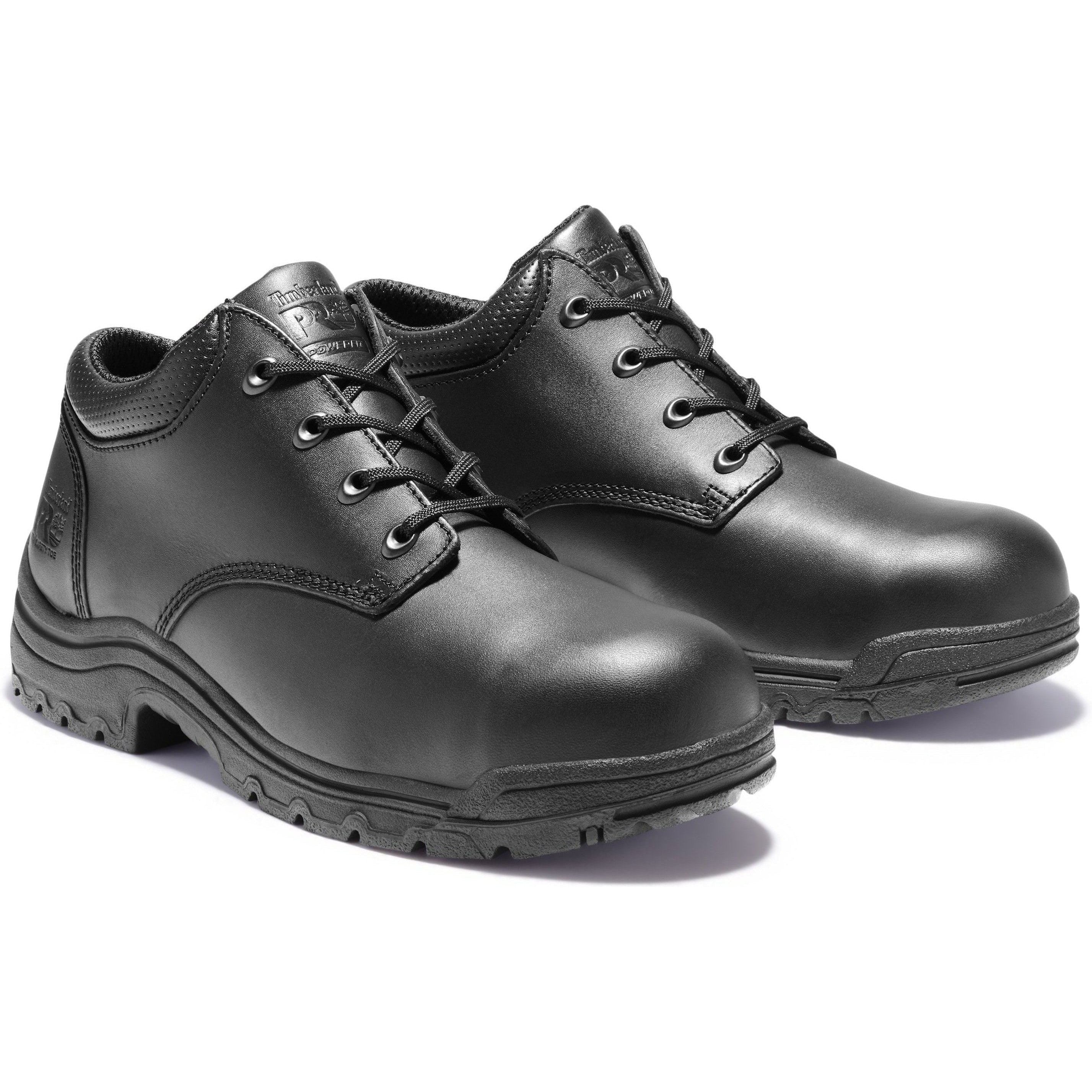 Timberland PRO Men's TiTAN Oxford Alloy Toe Work Shoe Black TB140044001 7 / Medium / Black - Overlook Boots