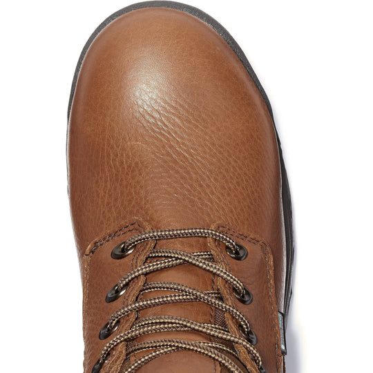 Timberland PRO Men's TiTAN 8" Alloy Toe Waterproof Work Boot Brown TB147019210 - Overlook Boots