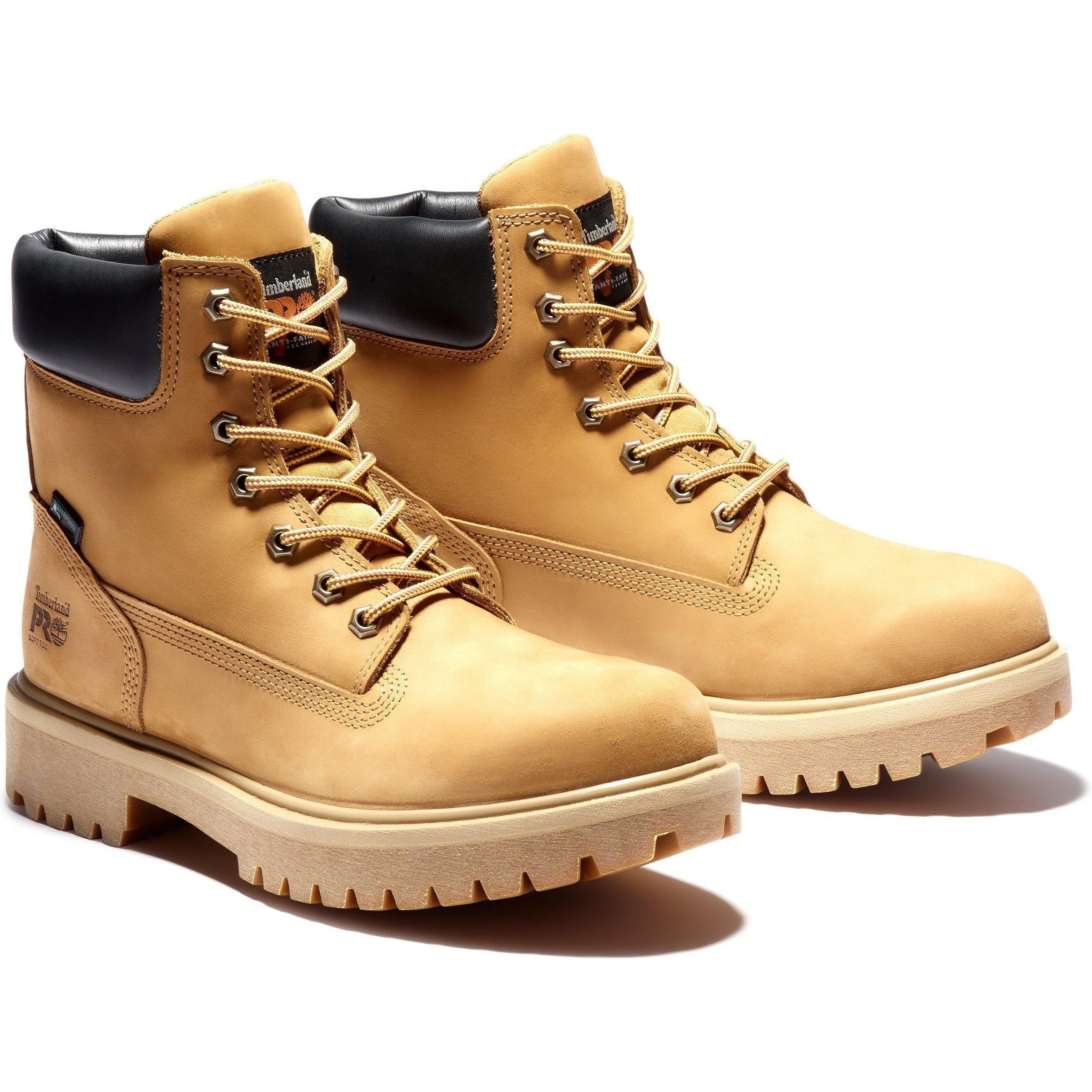Timberland PRO Men's Direct Attach 6" WP Ins Work Boot TB1650307131 7 / Medium / Wheat Nubuck - Overlook Boots