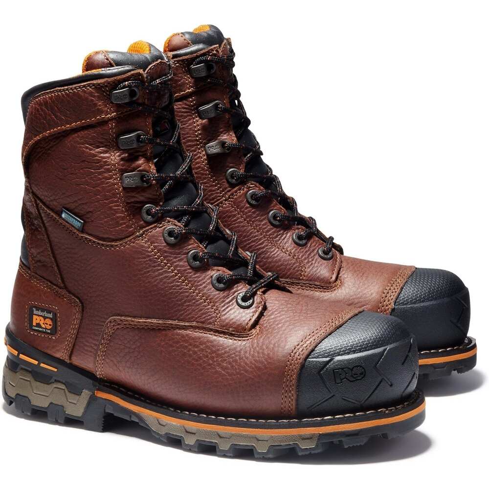 Timberland PRO Men's Boondock 8" Comp Toe WP Ins Work Boot TB089628214  - Overlook Boots