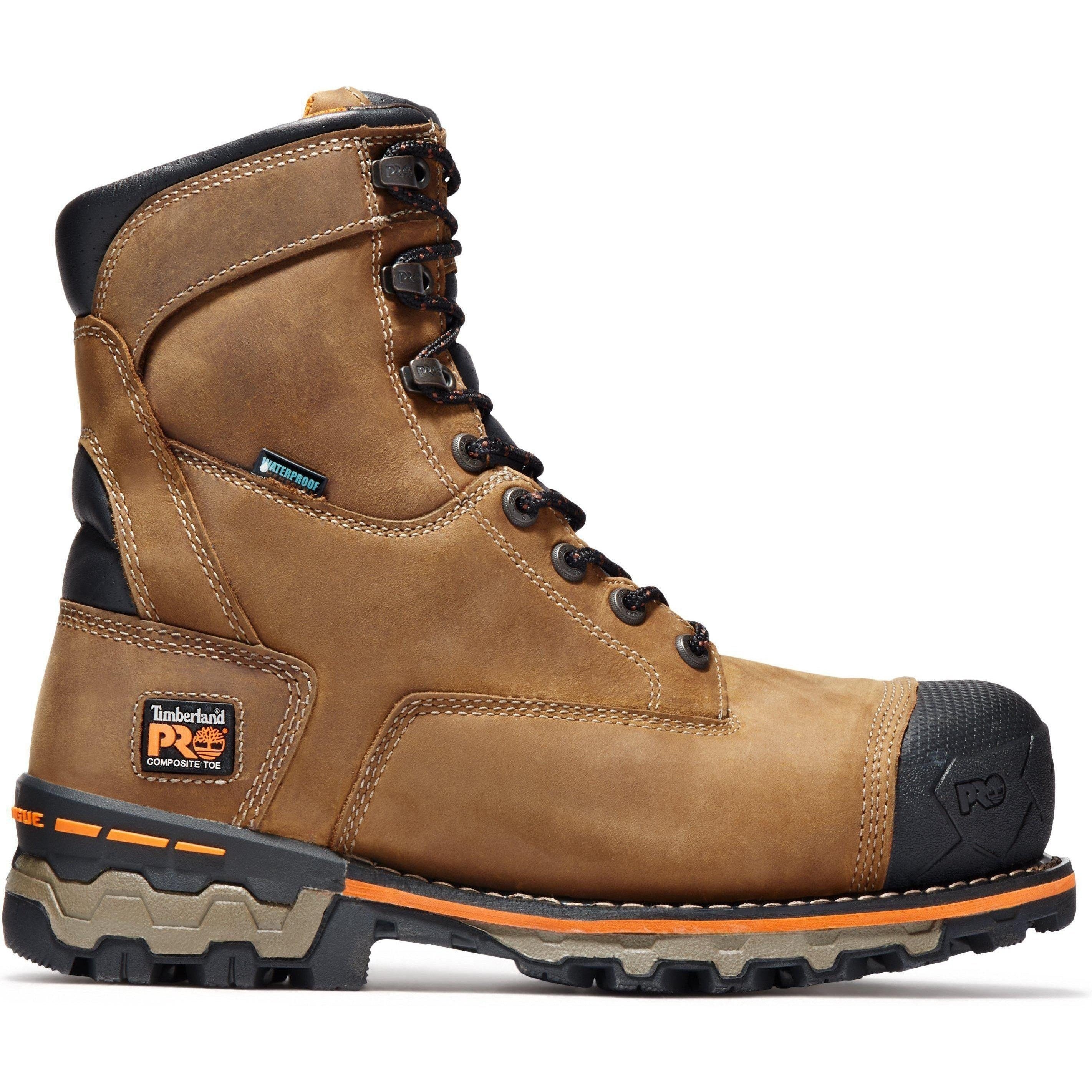 Timberland PRO Men's Boondock 8" Composite Toe Waterproof Work Boot - TB192671214 - Overlook Boots