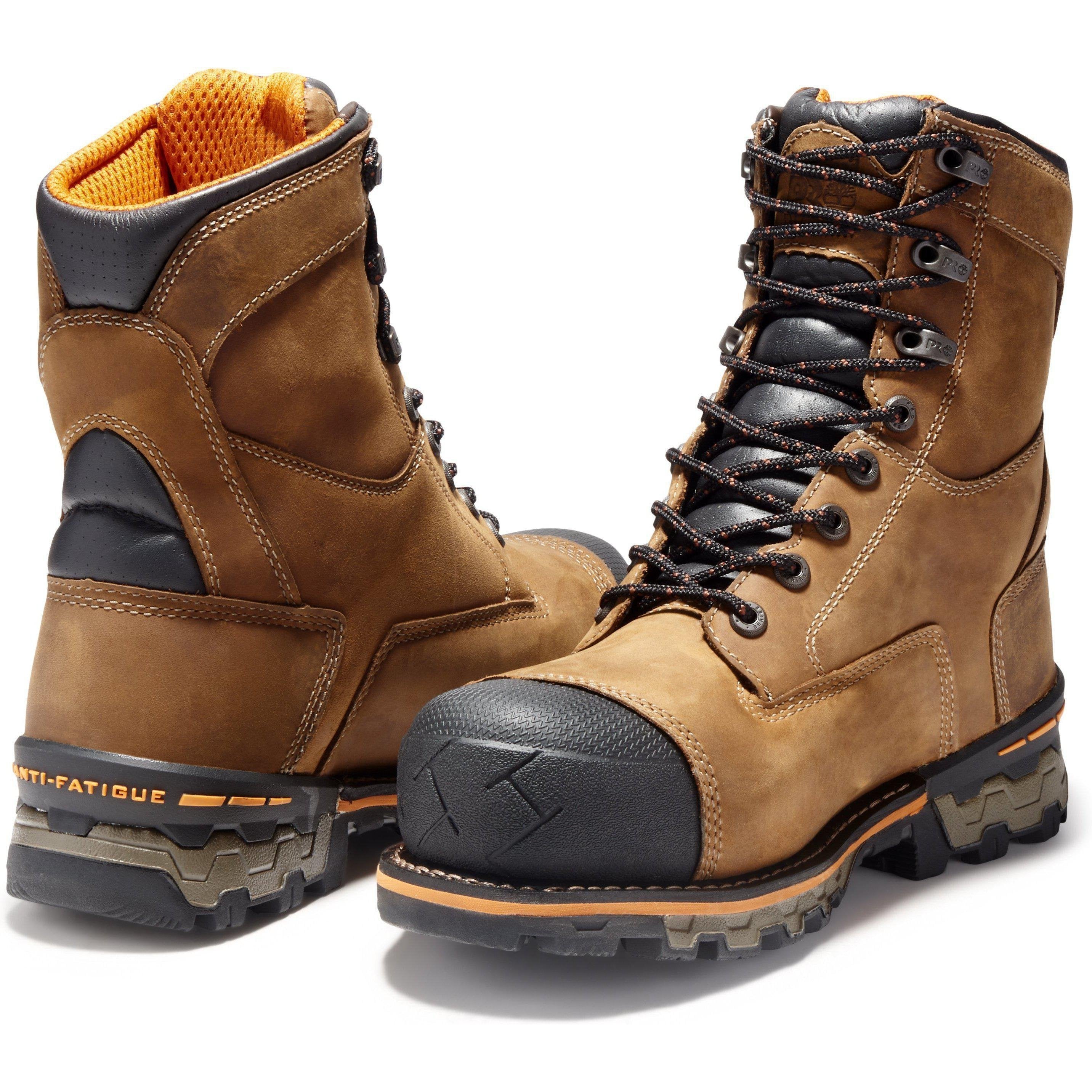 Timberland PRO Men's Boondock 8" Composite Toe Waterproof Work Boot - TB192671214 - Overlook Boots