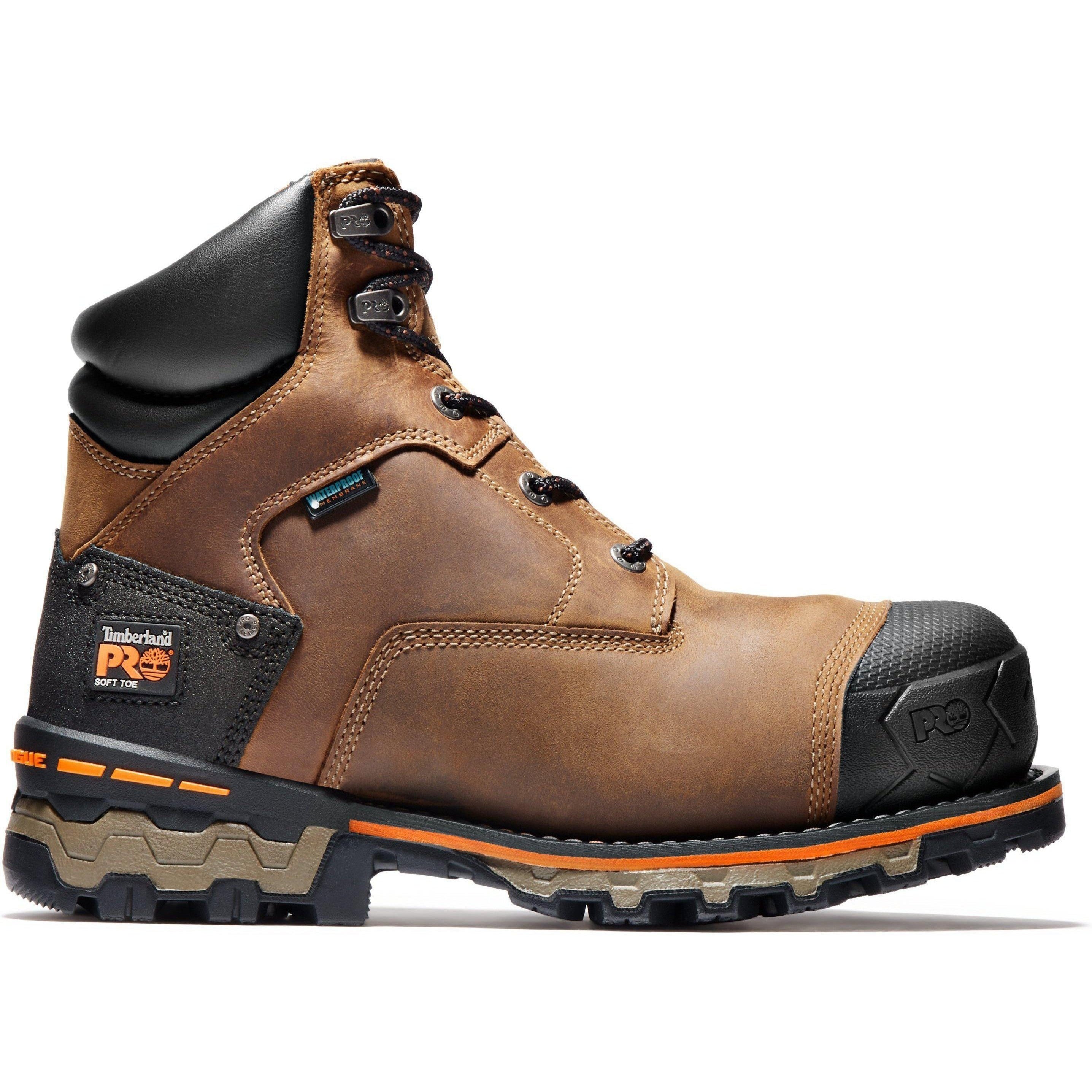 Timberland PRO Men's Boondock 6" Soft Toe Work Boot Brown TB192673214  - Overlook Boots
