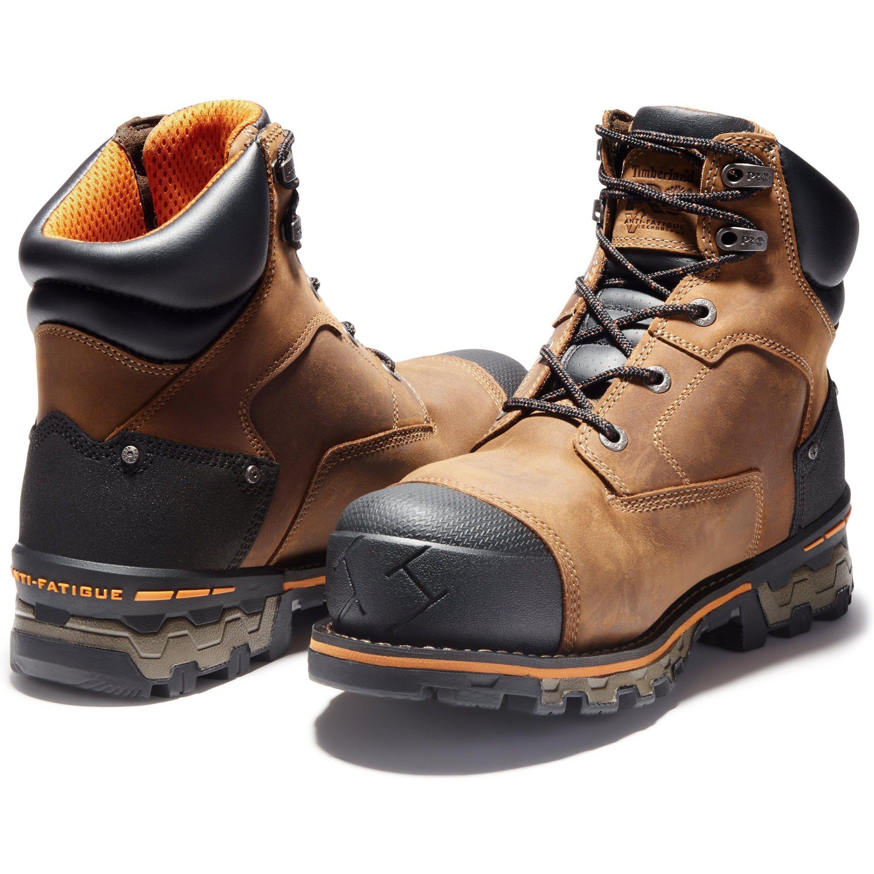 Timberland PRO Men's Boondock 6" Soft Toe Work Boot Brown TB192673214  - Overlook Boots