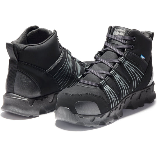 Timberland PRO Men's Powertrain Alloy Toe  Mid Work Boot - TB1A11QF001  - Overlook Boots