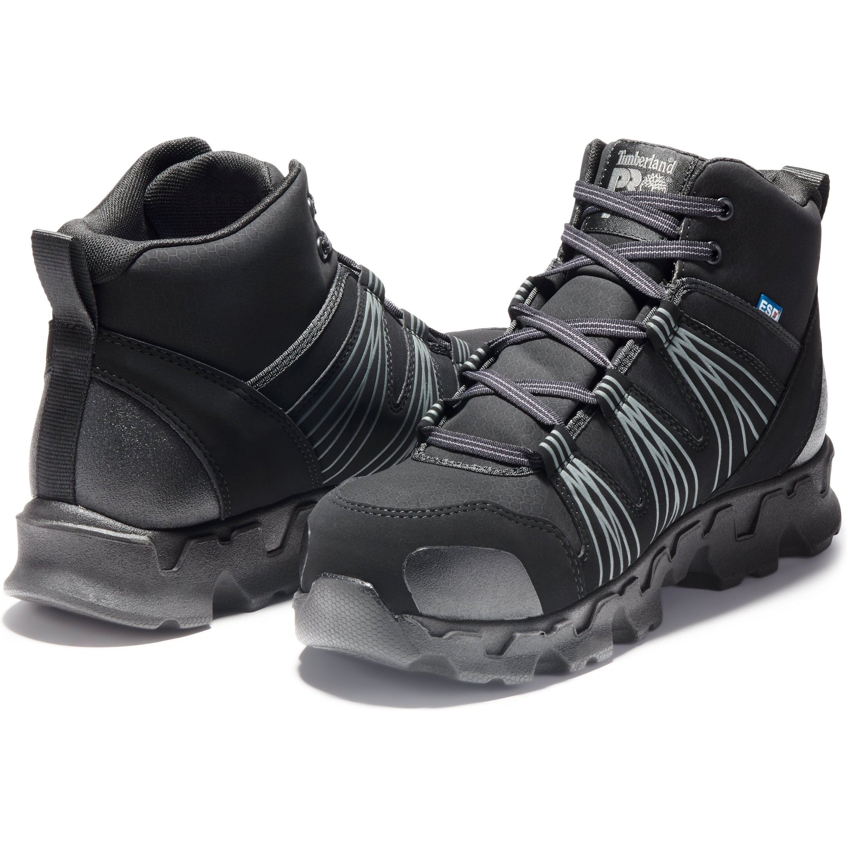 Timberland PRO Men's Powertrain Alloy Toe  Mid Work Boot - TB1A11QF001  - Overlook Boots